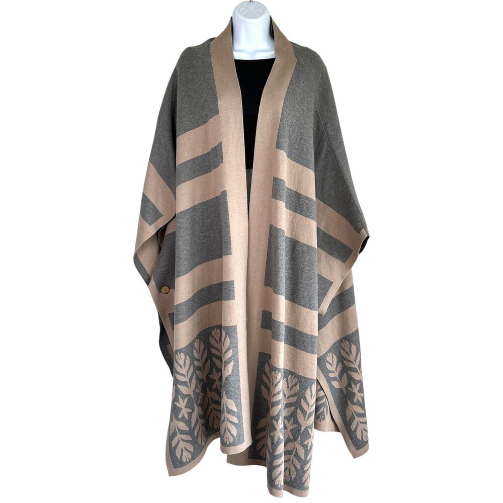 Oddbird Long Shawl NWT - Sarıl 4-Way Knit - Printed Latte